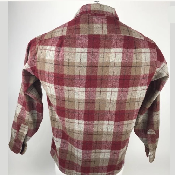 🔥Sold! PENDLETON Wool Shirt Flap Pockets - Picture 4 of 5